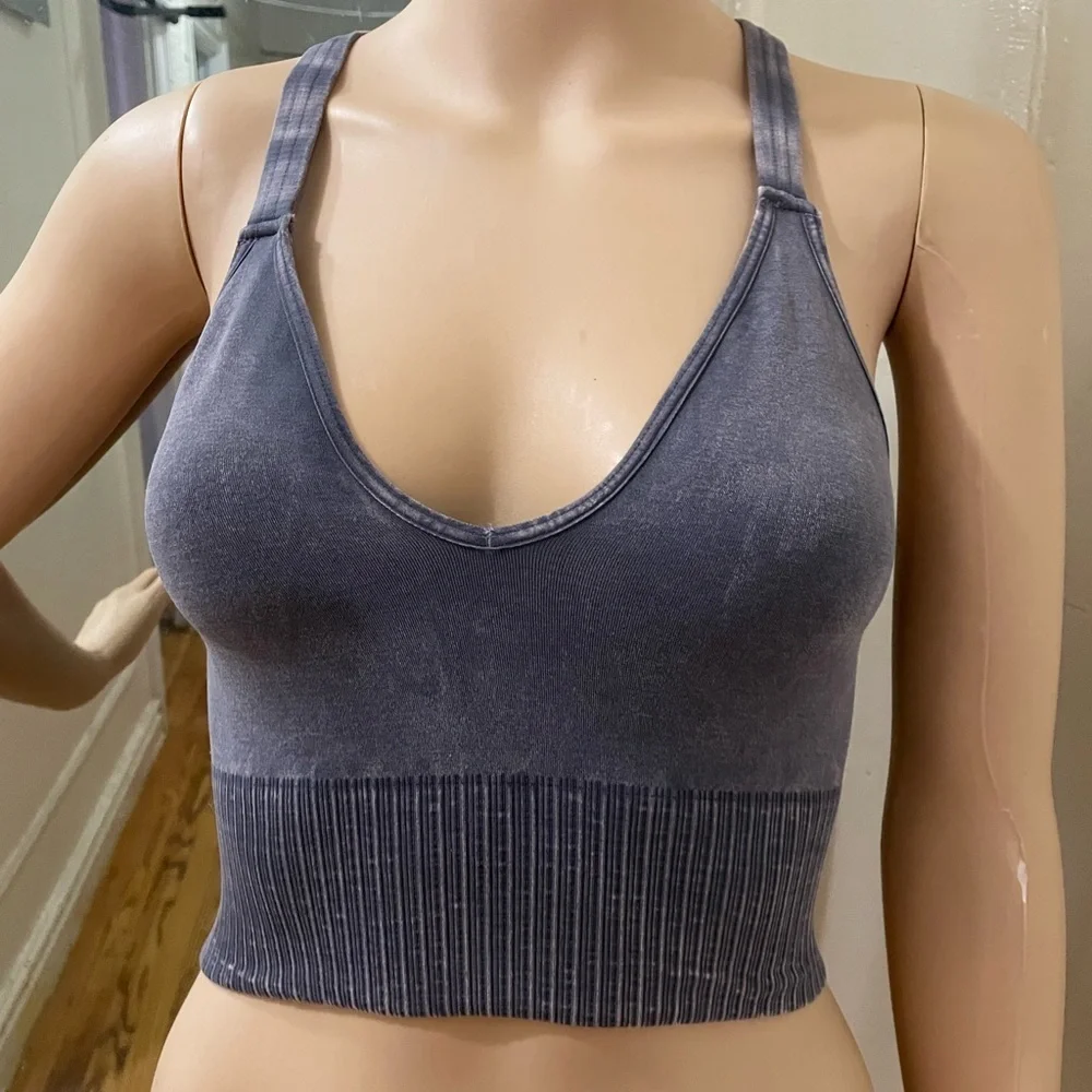 Free people movement Women's Gray top